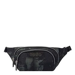 Totto Koala Gancho Riñonera, Gris y Negro, Talla única Unisex Adulto