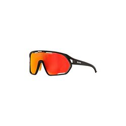 Eassun Paradiso Gafas, Color Montura-Negro Mate, Color Lente-Rojo Revo, Grande Unisex Adulto