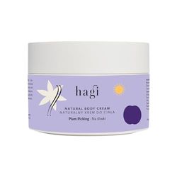 Hagi Cosmetics Plum Picking Body Cream, Australian Davidson Plum & Hyaluronic Acid, With Honey Extract, Shea Butter, and Cocoa Butter, Deeply Nourishing & Moisturizing, For All Skin Types, 200ml