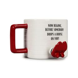 Half Moon Bay Large Tea & Hot Chocolate Mugs - The Wizard of Oz Ceramic Gifts - 2 Mugs for Coffee, Tea, or Hot Drinks, Red