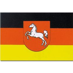 Mil-Tec Unisexe - Drapeau adulte - 16720090 - Drapeau de la Basse-Saxes - Taille unique