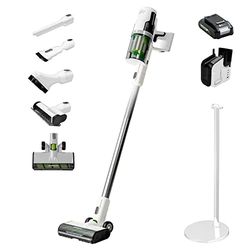 Greenworks GD24SVK4D Deluxe Draadloze Stofzuiger, Krachtige Zuigkracht, 45 Minuten Gebruikstijd, Hepa-Filter, Hulpmiddel voor Huisdierenhaar, 24V 4Ah-Batterij en Standaard-Superlader, 3 Jaar Garantie