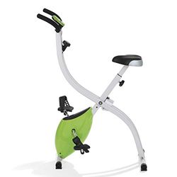 VITALmaxx Hometrainer, fitness bike, fitnesstrainer sporttoestel, ideale cardiotrainer met trainingscomputer, 8 snelheidsniveaus