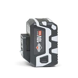 Briggs & Stratton Batteria agli ioni di litio da 18 V 5,0 Ah per Murray, Sprint 18 V, con porta USB, 1697533