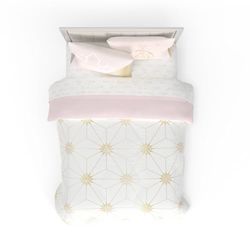 Franco Collectibles Disney Princess - Set di biancheria da letto super morbido e accogliente, per letto matrimoniale, con licenza ufficiale al 100%