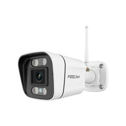 Foscam V5P 5 MP Dual-Band WLAN kamera do monitoringu z wbudowanym reflektorem i syreną alarmową (biała)