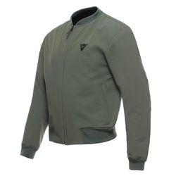 Dainese - Bhyde No-Wind Tex Jacket, Bomber Moto, Tessuto Antivento e Idrorepellente, Protettori Morbidi su Spalle e Gomiti, Giacca Moto da Uomo, Verde, 52