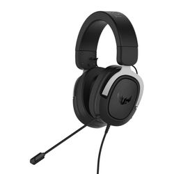 ASUS TUF Gaming H3 Gun Metal Gaming Headset with virtual 7.1 Surround, Tough stainless-steel headband and fast cooling ear cushions for PC, PS4, Xbox One and Nintendo Switch