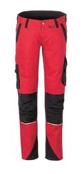planam Norit 6417 - Pantaloni da Donna, Colore: Rosso, Nero, Taglia 40