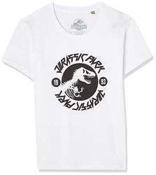 Jurassic Park BOJUPAMTS036 T-shirt, wit, 14 jaar, Wit., 14 Jaren