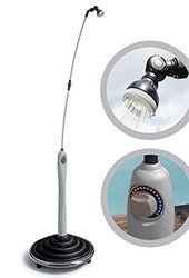 GF Garden GF87005519 Solaire Sunny Style, Douche de Jardin, Piscine, pour l’extérieur, Gris Taupé, 50