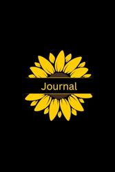 Sunflower Journal, 6"x9" Softcover, Matte Finish, 120 pages