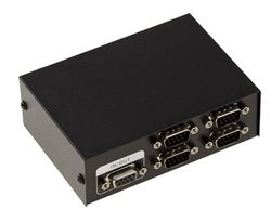 KALEA-INFORMATIQUE Seriële RS232-schakelaar 4 poorten. Omkeerbaar 4 ingangen naar 1 uitgang OF 1 ingang naar 4 uitgangen