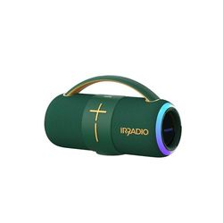 IRRADIO IR-H68, Altavoz Bluetooth, difusor inalámbrico Colorido y Potente, Sonido Hi-Fi, Luces LED RGB, Impermeable IPX6, 50 W de Potencia, función True Wireless estéreo, Ideal para Escuchar en