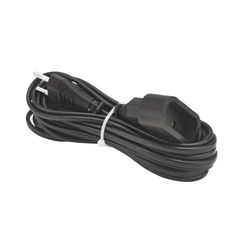 Extensão 2P 6A 2X0,75 Mm² Ho3Vv-H2-F 5M preto