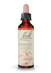 Fleurs de Bach Original, Mimulus, No 20, pour plus de confiance, aide à surmonter une situation. Elixir floral naturel pour le bien-être émotionnel. Compte-Gouttes 20ml, Vegan