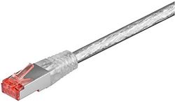 Goobay 94550 CAT 6 patch cable S/FTP (PiMF) transparent - CU material