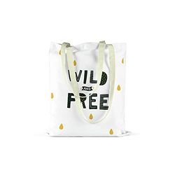 Bonamaison Printed Tote Bag, Reusable Grocery Bag, Shopping Bag, Machine Washable, Foldable, Canvas Cloth Bag with Handles, Size: 34x40 Cm