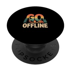 IR OFFLINE Camping PopSockets PopGrip Adhesivo
