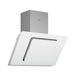 Svan Campana Extractora Inclinada 80cm Cristal blanco SVCC8080B. Potencia 790m3/h, Tiro Doble, 3 Velocidades, Control Táctil,