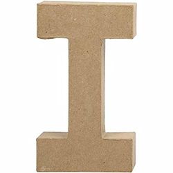 Creativ Papier-maché-getal, 20 cm, 1 stuk, beige, 1