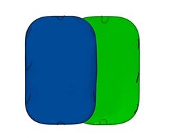 Manfrotto LL LC5987 Chromakey Fondale Ripiegabile, Blu/Verde