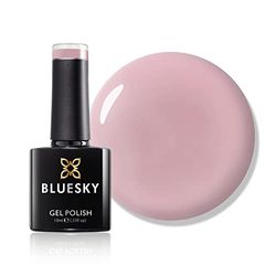 Vernis à ongles gel Bluesky, Strawberry Bon Bon Pastel 02, pastel durable, résistant aux puces, 10 ml (nécessite du séchage sous lampe LED UV)