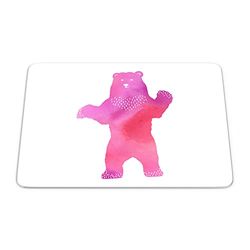 Bonamaison, Tapis de Souris Rectangle Imprimé Numériquement, Fond Antidérapant, pour Bureau et Maison, Taille: 22x18cm