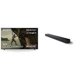 Sony BRAVIA 7 QLED (XR l Mini LED) 65 pollici 4K HDR Google Smart TV (2024) HT-A3000