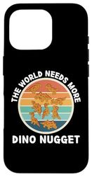 Vintage Il mondo ha bisogno di più Dino Nugget Retro Dino Nugget Custodia per iPhone 16 Pro