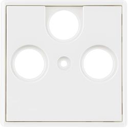 REV 0221640106 Optima Cover Antenna White Surface-Mounted Installation, TV/SAT/RF