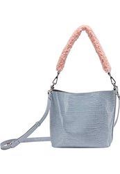 swirlie Women's Handbag, lightblue, One Size