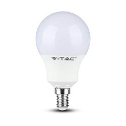 V-TAC Lampada A Led E14 A58 9W 806 lm Forma Bulbo, Colore Luce Bianco Naturale