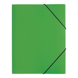 Pagna 21613 – 05 cartellina con ELASTICO, formato A4, 3 lembi, Verde