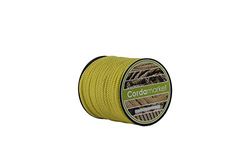 Cordamarket driza trançada 4 mm dyneema 100% sk75 amarelo 20 mts
