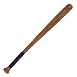 Boland - Honkbalknuppel van polyurethaan voor volwassenen, bruin, 85 cm, 72110
