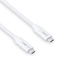 PureLink USB-C naar USB-C kabel - 3.1 Gen 2, 5A, 10G, DP Alt Mode - iSerie - we, wit, 1,00m, IS2510-010