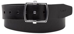 Levi's Levi's Footwear and Accessoires Chunky Center Bar Belt, Regular Black, One size, unisex, Regular Black, Eén maat