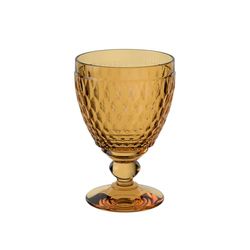 Villeroy & Boch - Boston Saffron Water Glass, 250 ml, Crystal Glass for Soft Drinks, Dishwasher-Safe, Yellow