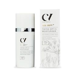 Hidratante DD com cor SPF15 Light Age Defy+ de Green People - creme de dia com cor anti-envelhecimento natural - livre de para-brisas e álcool - vegano, 30 ml