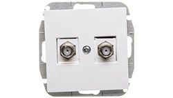 SENTIA 5901752639546 TV-stopcontact, type F-F, 2 stuks