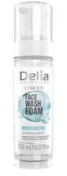 Delia Cosmetics – Clean Skin – Normalizing and Moisturizing Face Cleansing Foam – Normal, Problematic, Acne-Prone Skin – Removes Impurities and Makeup – Vegan Formula – Niacinamide, Peptides – 150ml
