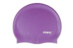 Maru A0839 Gorro de Natacion, Adultos Unisex, Purple, Un tamaño