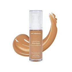 MCoBeauty UltraStay Flawless Foundation - varm beige för dam 1,18 oz Foundation