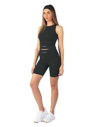 Carlheim Women's Serenita Active Collection Shorts 8", houtskool, X-Large