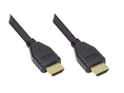 High-speed HDMI 2.0b kabel met Ethernet - 4K UHD @60Hz - 18 Gbit/s - PREMIUM - ideaal voor gaming en multimedia - Kopergeleider - Vergulde stekker met ve, 3-voudige afscherming - BLACK - 5 m