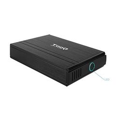Caja Externa 3,5" IDE-SATA USB 2.0, Color Negro; Ideal para almacenar y transferir Datos de Discos Duros.