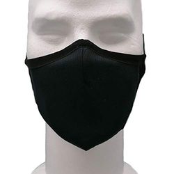 YPM Face Covering Mask Men, Washable, Black, 0.021 kg