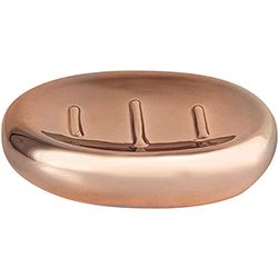 MSV Porte Savon Céramique Effet Cuivré KYMI