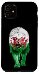 Coque pour iPhone 11 Drapeau du Pays de Galles UK Lion Pride Pays de Galles Cadeaux d'amour Souvenir du Pays de Galles